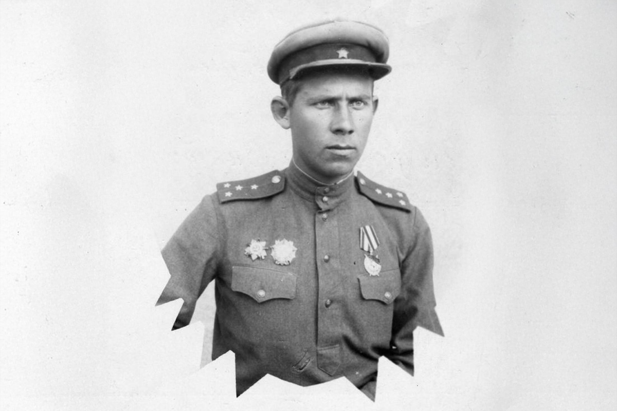 Виктор Филиппович Глухов в 1945 году