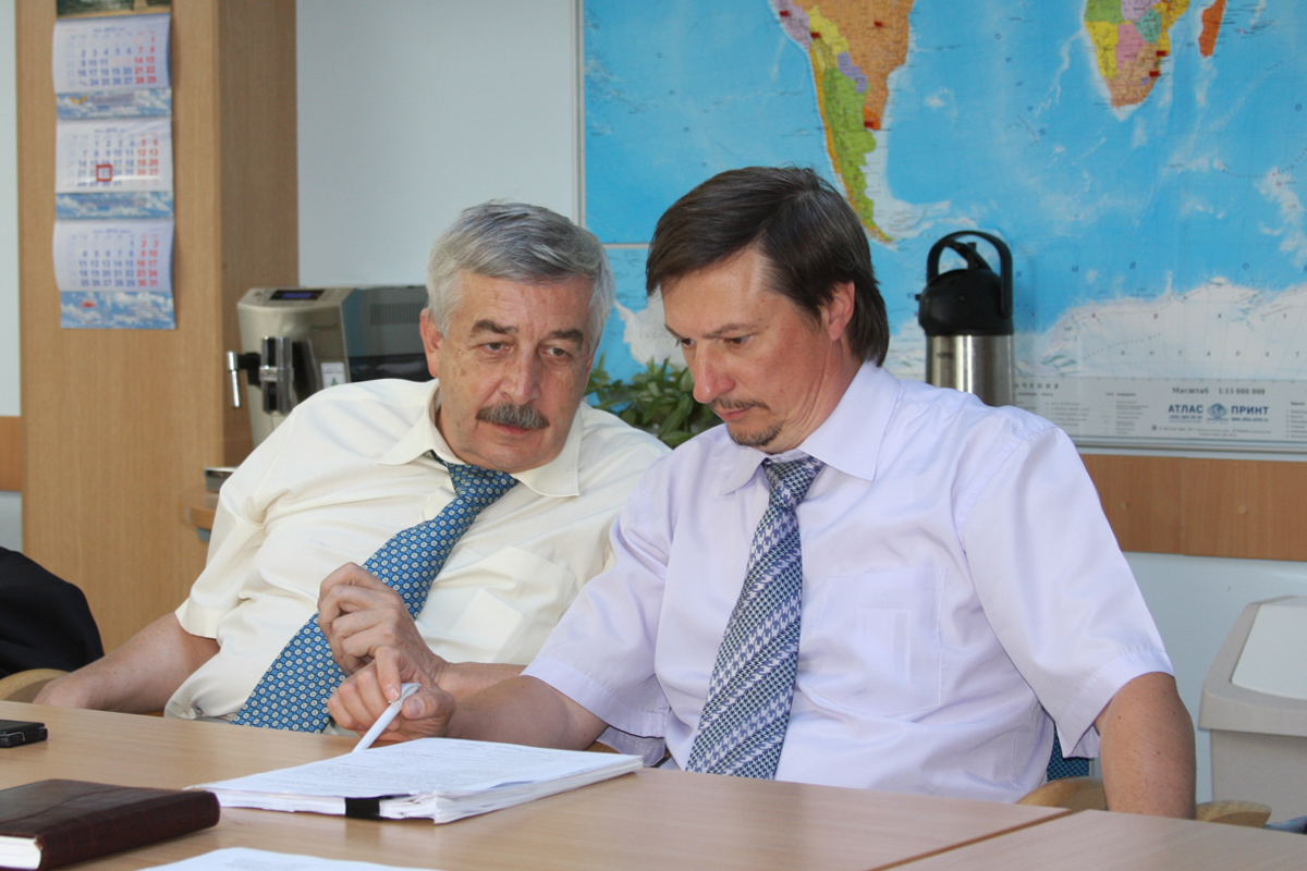 Владимир Глухов с Дмитрием Арсеньевым